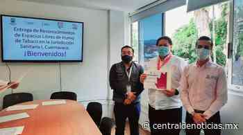 Recibe IMSS Morelos reconocimientos por Espacios Libres de Humo de Tabaco en unidades médicas - Central de Noticias Mx