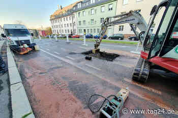 Wasserrohrbruch in Chemnitz: Straße gesperrt - TAG24