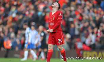 Andy Robertson claims Liverpool's collapse in 2-2 draw with Brighton 'feels like a defeat'