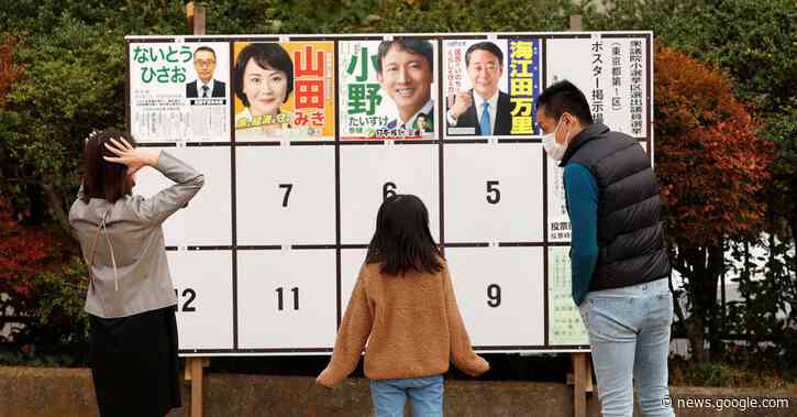 Japan Kishida set to keep control but his party battered in election - Reuters