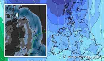 Cold weather forecast: Big freeze chart shows Britain hit by icy -3C Polar plunge - maps - Daily Express