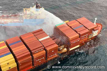 Company hires contractor in effort to recover overboard containers off B.C. - Comox Valley Record