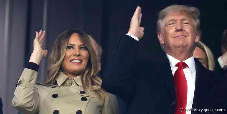 Watch Trump do the controversial 'tomahawk chop' with Atlanta Braves fans at the World Series