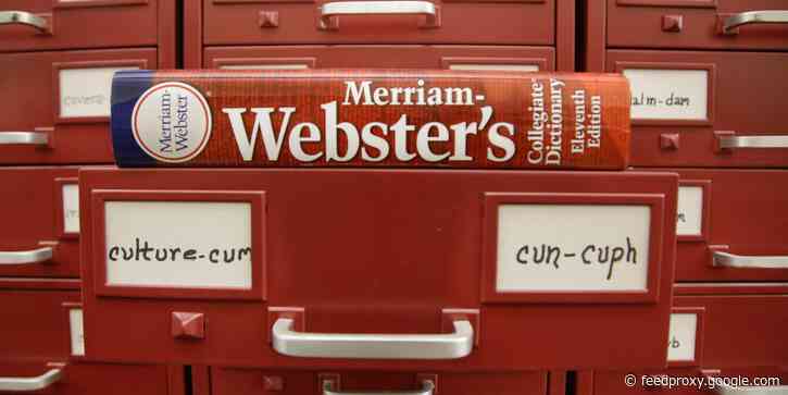 Merriam-Webster added 455 new words to the dictionary, here are the oddest ones