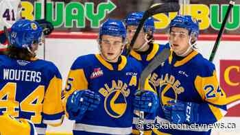 Saskatoon Blades' powerplay scores 4 in win over Medicine Hat