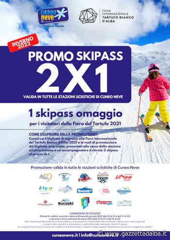 Cuneo neve offre due ski pass al prezzo di uno a chi visita la Fiera di Alba - http://gazzettadalba.it/