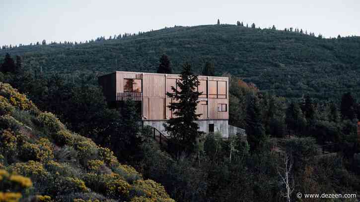 Klima wraps Maple Haus in the Utah mountains in weathering steel