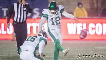 Powell, Lauther power Roughriders into playoff spot with win over Alouettes
