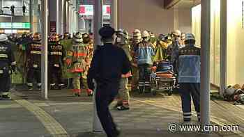 Man wielding knife sets fire to Tokyo train, injuring at least 17, public broadcaster reports