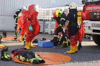 Testfall: Havarie in Chemiefabrik geprobt - Freie Presse