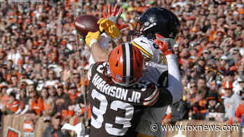 Steelers' Pat Freiermuth makes incredible go-ahead TD grab, team holds on for win over Browns