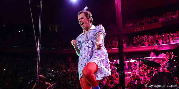 Harry Styles Dresses as Dorothy From 'The Wizard of Oz' at NYC Concert