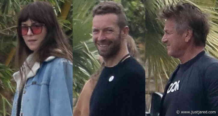 Dakota Johnson, Chris Martin, & Sean Penn Meet Up with Real Estate Agent in Malibu