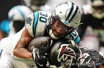 Chuba Hubbard finds hole up the middle to score 6-yard touchdown in Panthers win