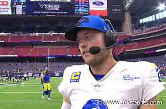 Matthew Stafford: It was huge to get the running game going in win over Texans