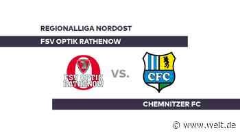 FSV Optik Rathenow - Chemnitzer FC: Acht Partien ohne Sieg: Rathenow setzt Negativtrend fort - Regionalliga Nordost - DIE WELT