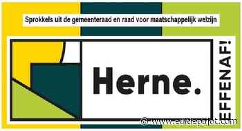 HERNE - Sprokkels uit de gemeenteraad en de raad maatschappelijk welzijn van 27 oktober - Editiepajot