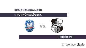 1. FC Phönix Lübeck - Heider SV: Lübeck schlägt Heide im Kellerduell - Regionalliga Nord - DIE WELT