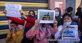 Moroccans protest against coronavirus vaccine passport | MEO - Middle East Online