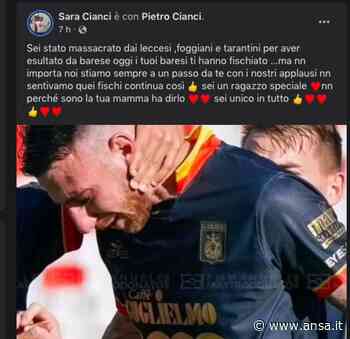 Calcio: ex Bari fischiato in 'casa', mamma lo difende su Fb - Agenzia ANSA