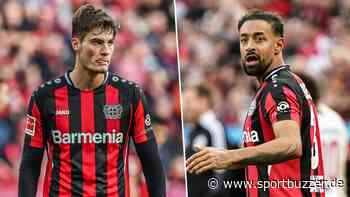Verletzungspech bei Bayer Leverkusen: Patrik Schick und Karim Bellarabi fallen mehrere Wochen aus - Sportbuzzer
