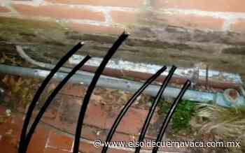 Sin agua miles de habitantes de Cuernavaca por robo de cable - El Sol de Cuernavaca