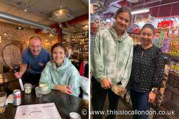 Emma Raducanu selfies with fans at Amano restaurant Orpington