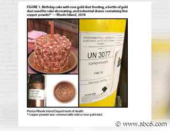 CDC: Decorative Dust on Birthday Cake Made Rhode Island Children Sick - WLNE-TV (ABC6)