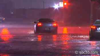 Water main break causes flooding in southeast Fresno, Willow Avenue shut down
