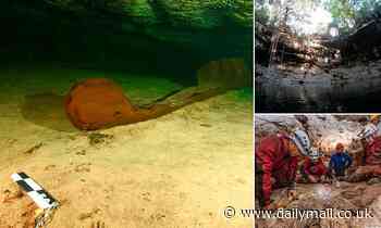 Archaeology: Rare 1,100-year-old Maya canoe found submerged in a freshwater pool in southern Mexico