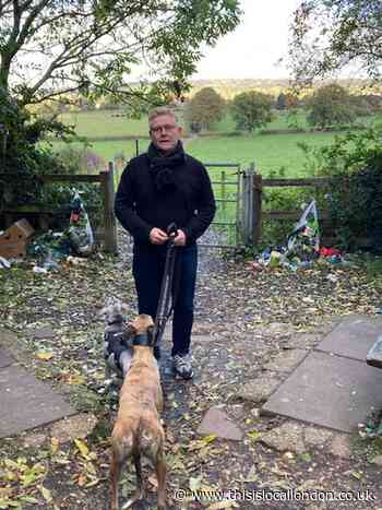 Wakehams Hill in Pinner now litter hotspot as bins overflow