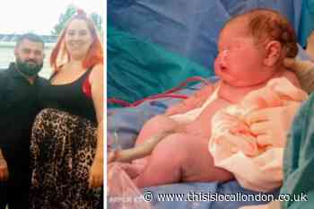 Mum gives birth to second biggest baby in the UK