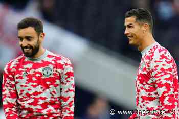 Bruno Fernandes finally getting used to playing second fiddle to Cristiano Ronaldo having been Man Utd’s m... - The Sun