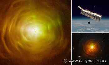 Hubble Space Telescope snaps picture of a dying star likened to a witch's cauldron