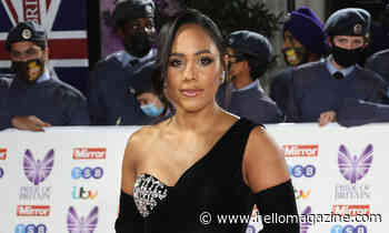 Alex Scott sets pulses racing in daring thigh-split gown - HELLO!