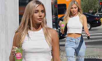 Scott Disick's rumored love interest Elizabeth Grace Lindley, 20, shows off her tummy in a crop top - Daily Mail