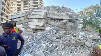 21-story building collapses in Lagos, Nigeria
