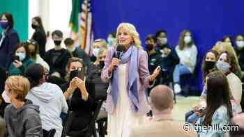 Jill Biden visits military families living on base in Naples