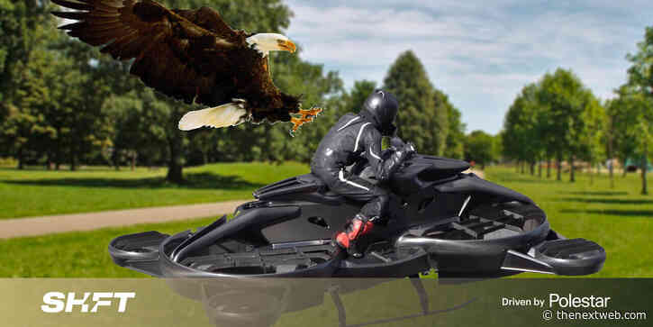 This bizarre Japanese flying bike screeches like an eagle and… hovers?