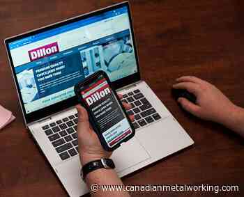 Dillon's new website optimized for mobile phones - Canadian Metalworking