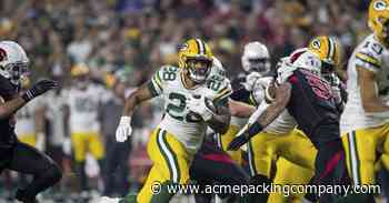 Packers running back AJ Dillon showed great vision against the Cardinals - Acme Packing Company