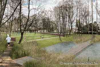 Brialmontpark krijgt vorm: ligweides in Brilschans en wandelpaden in een lus rond vijver Wolvenberg