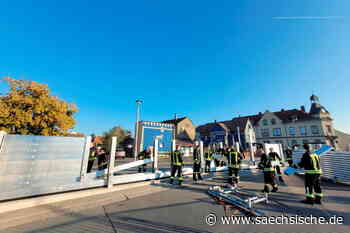 Riesa: Feuerwehr macht Hafen Riesa dicht - Sächsische.de