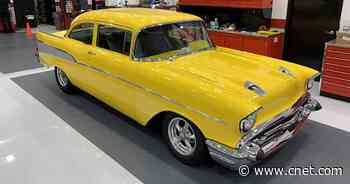 1957 Chevy Bel Air becomes electric Project X EV for SEMA     - Roadshow