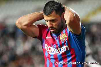 Barcelona komt met update over Aguero, die minstens 3 maand aan de kant zal staan