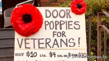 'I’m ready to go': Toronto woman crafts paper poppies to support Veterans