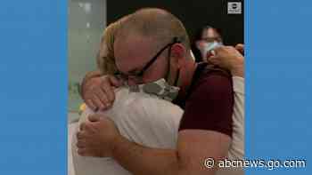 WATCH:  Australians reunite as border reopens after 20-month ban