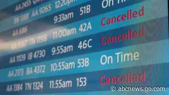 American cancels more than 2,000 flights since Friday amid staffing issues, weather