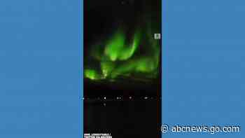 WATCH:  Dazzling display of Northern Lights spotted over Iceland