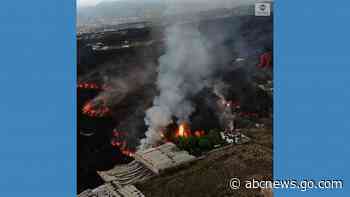 WATCH:  La Palma volcano spews ash after earthquake